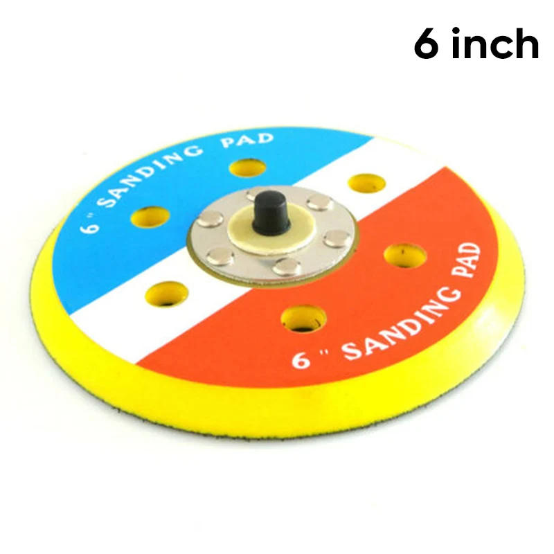 12000RPM 6 Inch Dual Action Random Orbital Sanding Pads For Air Polisher