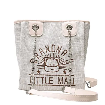 

2019 New Fashion Casual Cotton And Linen Versatile Shoulder Messenger Bag Famous Brand Bags Bolsa de ombro das mulheres#20