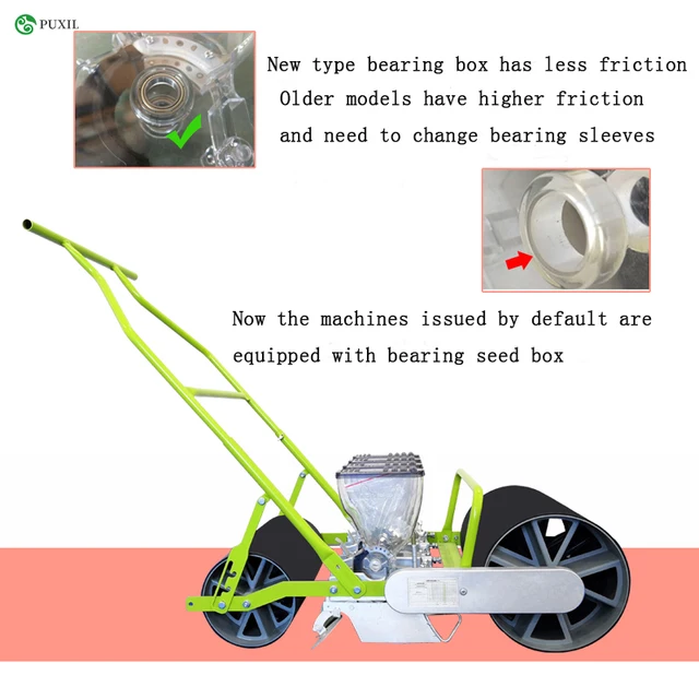 4 Sor Kézi Zöldségmag Ültetvényes Push Vetőmag - Image 4