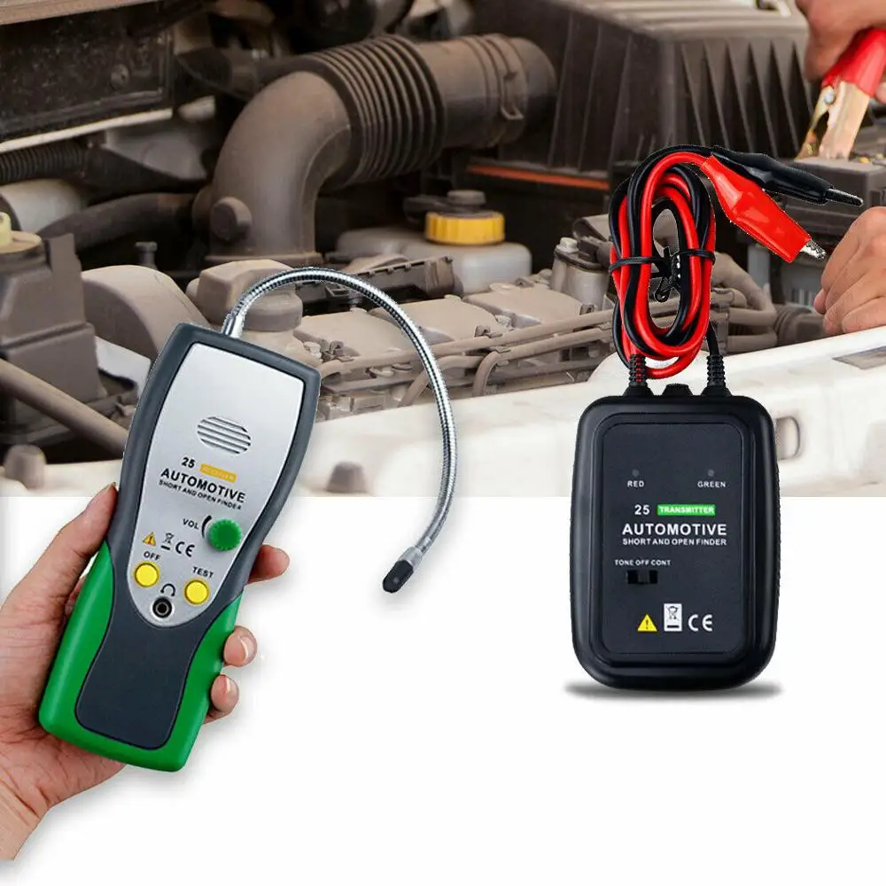 

HP-25 Automotive Cable Wire Tracker Tester,for Airbag, Auto Short Circuit Finder Detector Cable Wire Tracker Diagnostic Tool