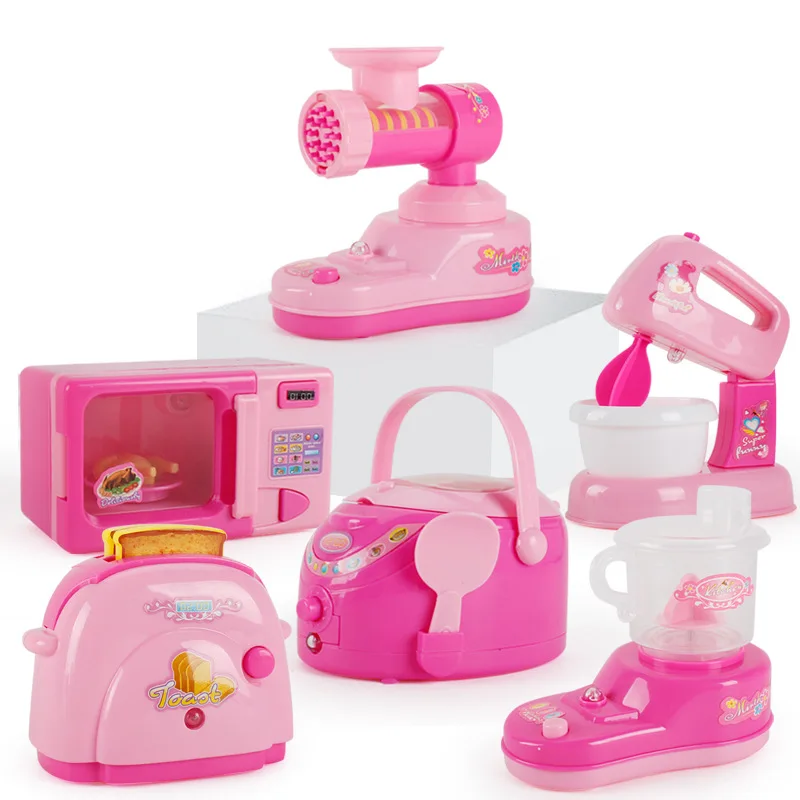  Children Model Mini Small Appliances Toy Set Multi-functional Electric Play House Kitchen 12 Pieces - 4000211281649