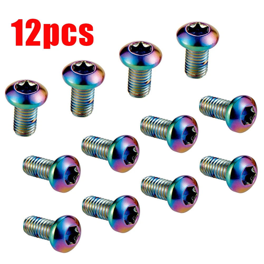 Винт ротора дискового тормоза для горного велосипеда m5x10 мм T25 12 шт. |