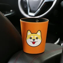 Кожаный Автомобильный мусорный ящик, автомобильный органайзер, коробка для хранения, автомобильный мусорный бак, мусорный держатель мусора, автомобильные аксессуары для хранения, водонепроницаемые