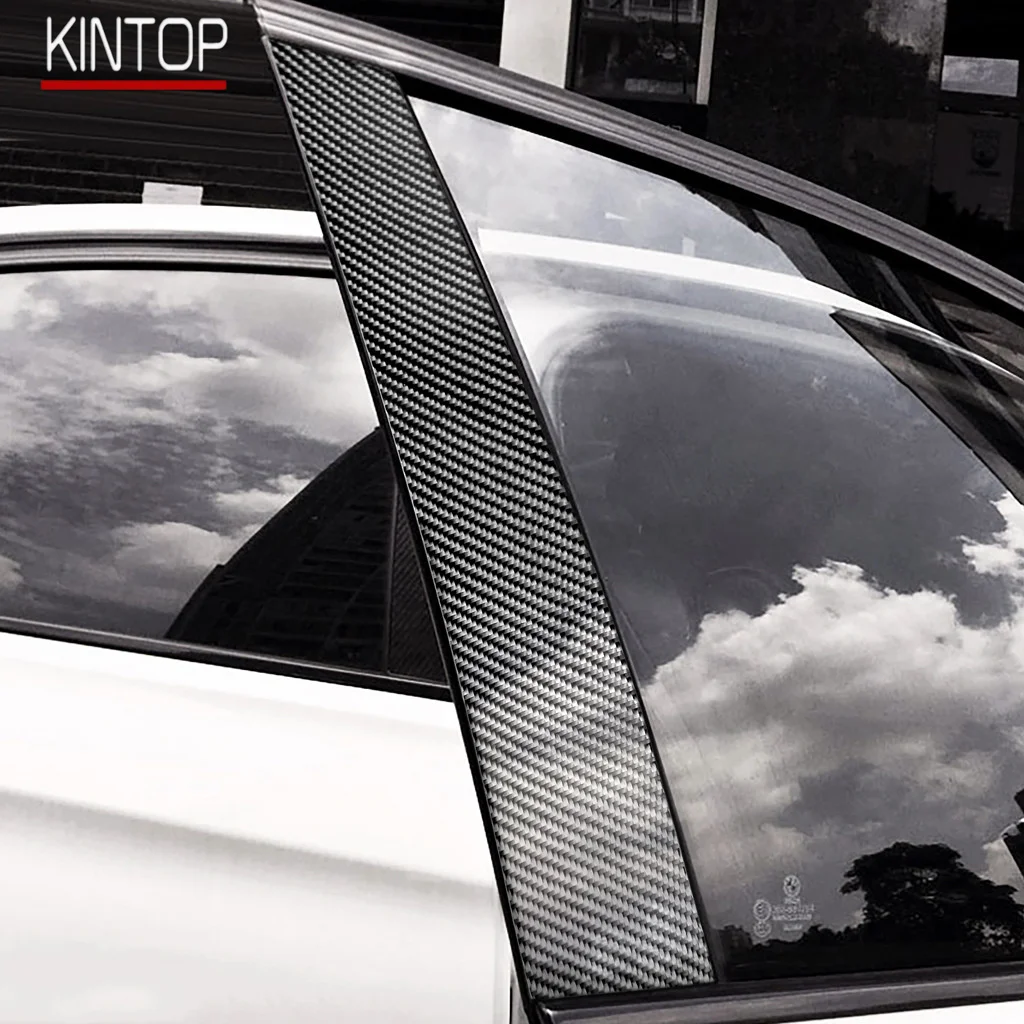 

For Audi Q5 2012-2017 Carbon Fiber Middle Pillar B Pillar Protective Decorative Sticker, Anti-collision, Anti-wear And