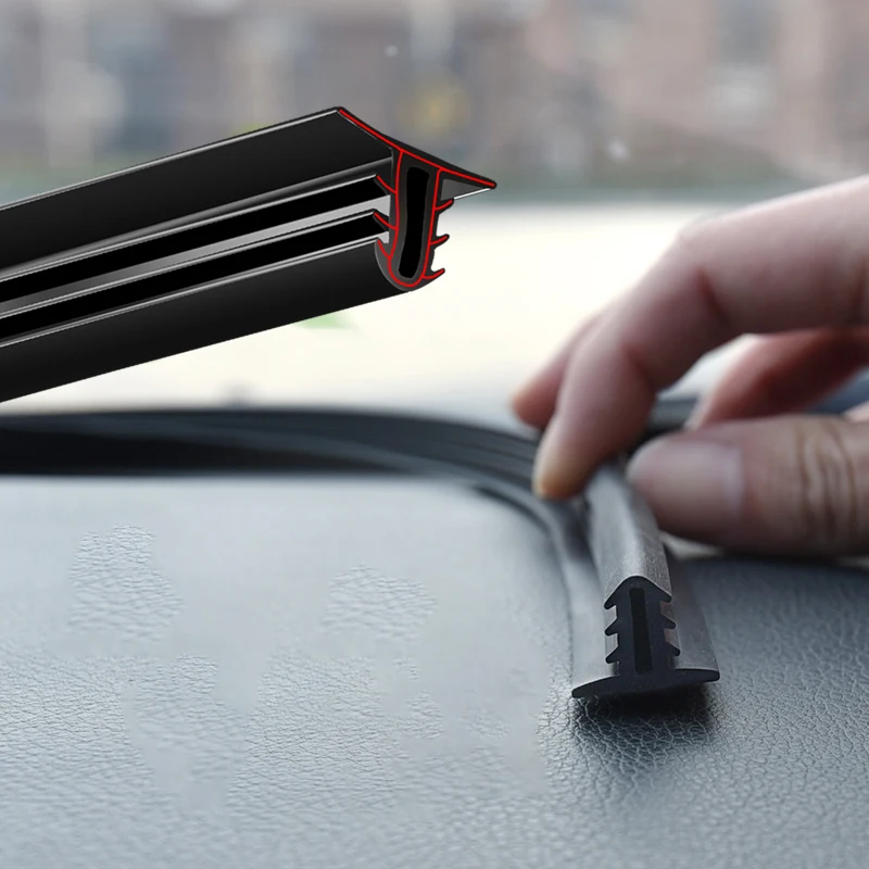 Автомобильный стикер приборной панели уплотнительные полосы резиновые уплотнения звук для изоляции, блокирования универсальные аксессуары для салона автомобиля