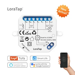 Smart WiFi Curtain & Blind Controller with Wireless Remote Access & Voice Assistant Integration (1piece)
