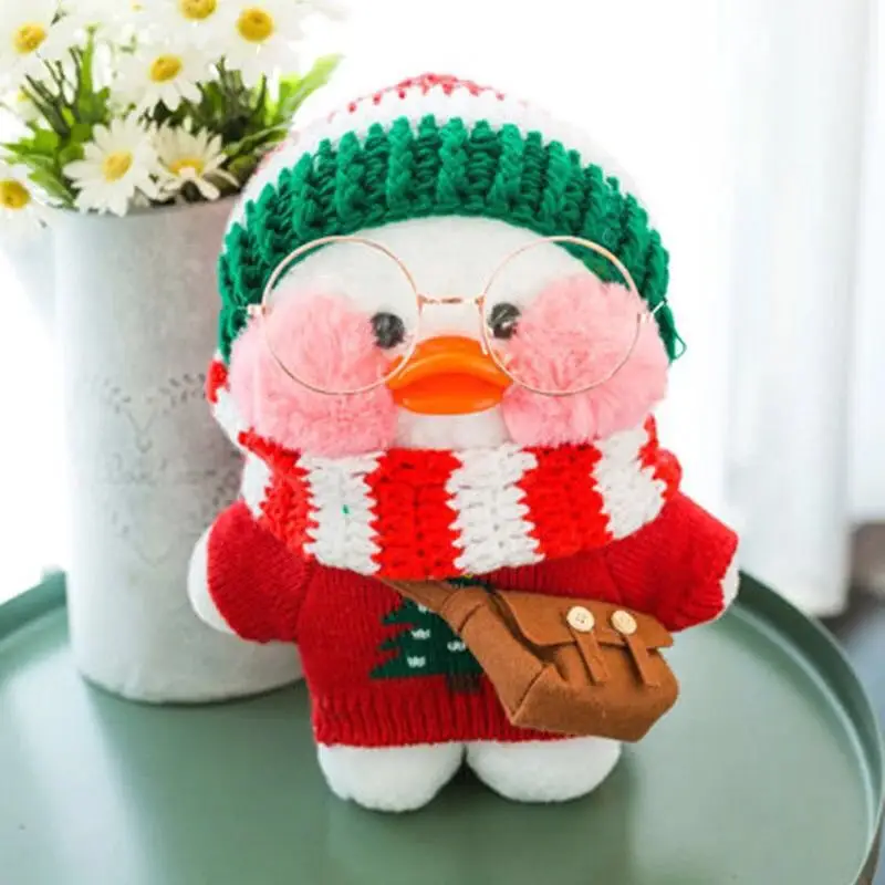 thumbnail image 1 of 30cm Lalafanfan Ducks Plush Soft Toys Ducks Doll Plush Toy Korean Netred Wearing Brithday Gift For Kid Yellow Duck Doll Ducks, 1 of 5