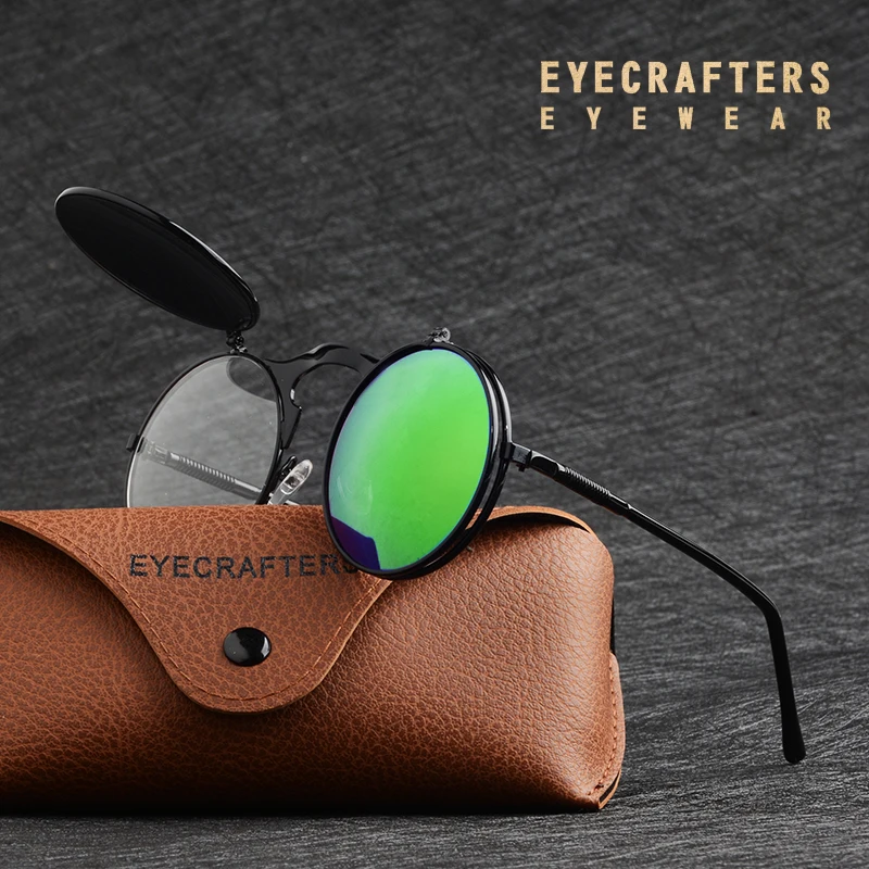 Солнцезащитные очки с двойными линзами EYECRAFTERS модные солнцезащитные в стиле