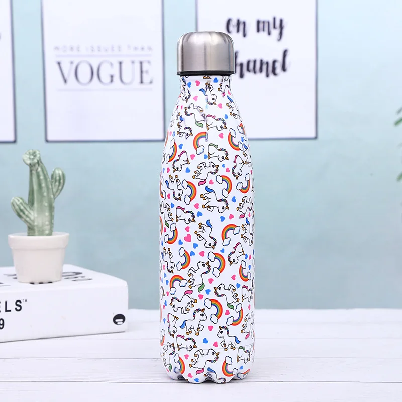 Цветочная вода + бутылки экологически безопасный с двойной стенкой из