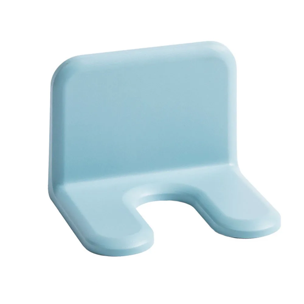 Light blue Настенная сушилка для волос, органайзер для волос, выпрямитель для волос, держатель для ванной комнаты, полка для ванной комнаты, принадлежности для ванной комнаты, гаджеты - Цвет: Light blue
