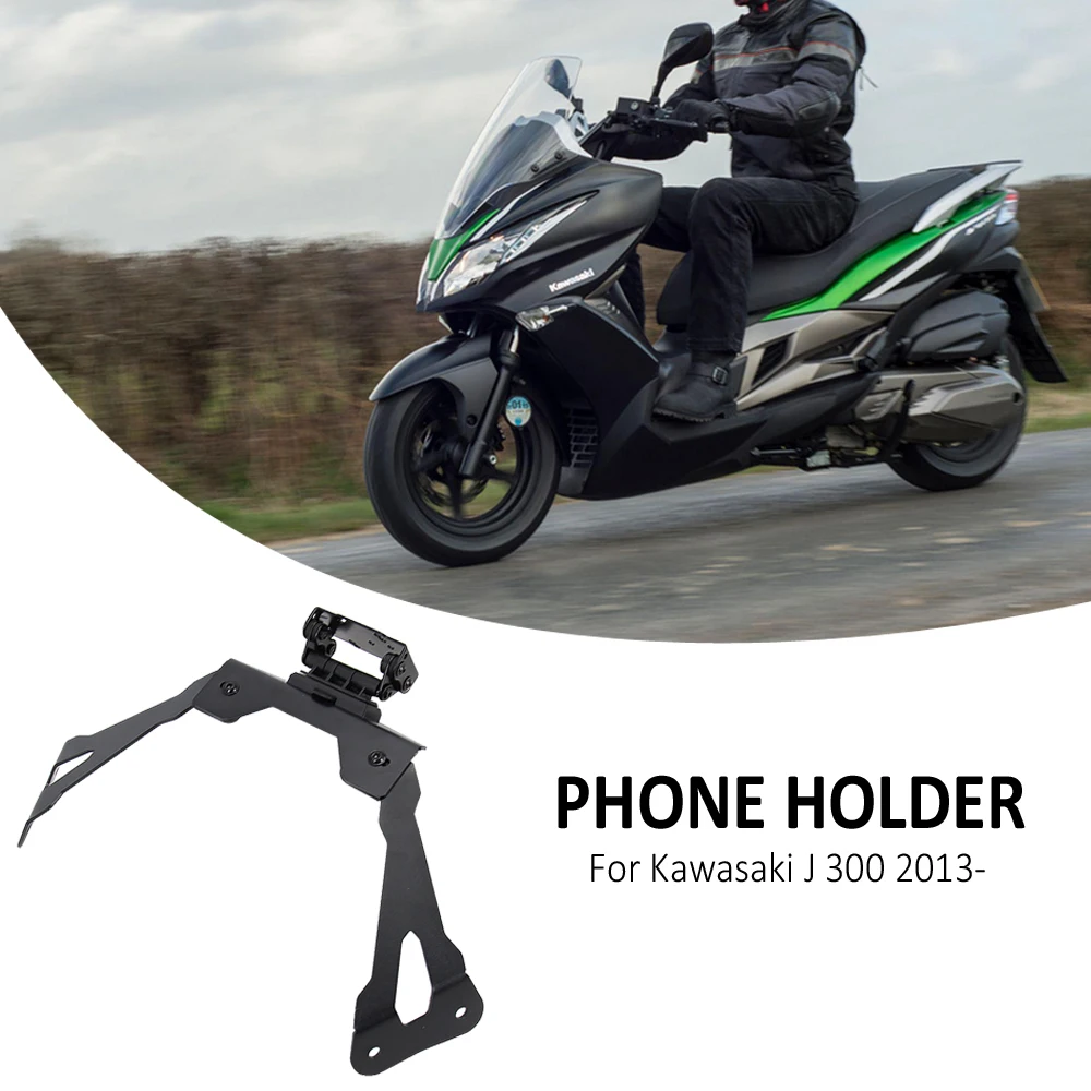 NEW Motorcycle Phone Navigation GPS Plate Bracket Holder FOR Kawasaki J300  J 300 2013 2021 2020 2019 2018 2017 2016 2015 2014| | - AliExpress