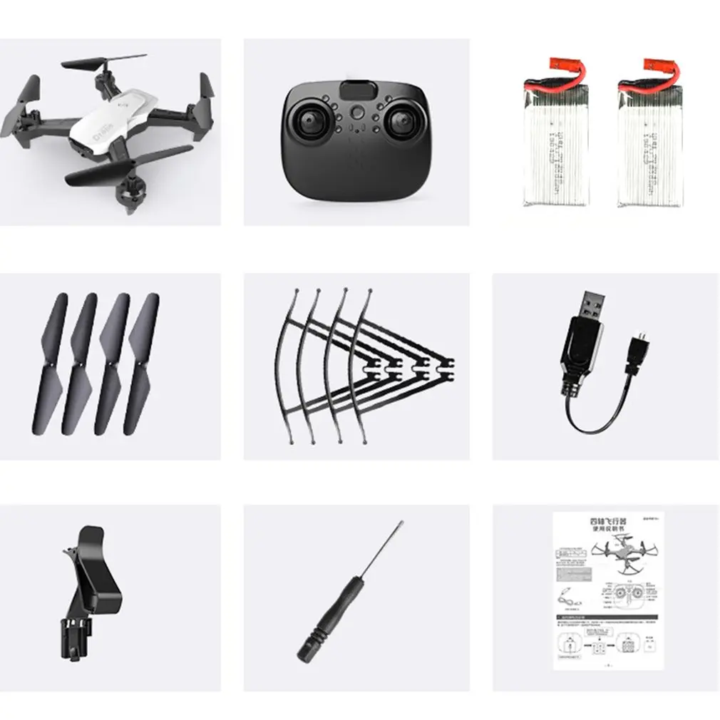 

Four-Axis Aerial Vehicle RC Quadcopter Drone FPV Outdoor Remote Control Wifi Fixed Height Aerial Photography Aircraft