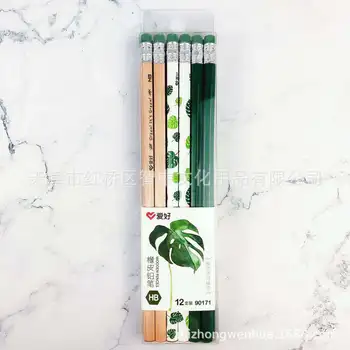 

Aihao New Style 90171 My Partner Plant HB Pencil Students Mapping Hexagonal Eraser Pencil