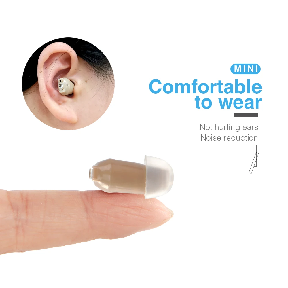 

Best Hearing Aids NEW Small Inner Ear Invisible Recharged Hearing Aid Aids Mini Inside The Ear Sound Amplifier Dropshipping