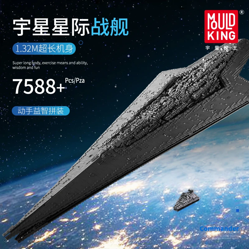 

Mould King 13134 Star Wars 7588Pcs UCS Executor Class Star Dreadnought MOC-15881 Model Building Blocks Kids Toys gifts