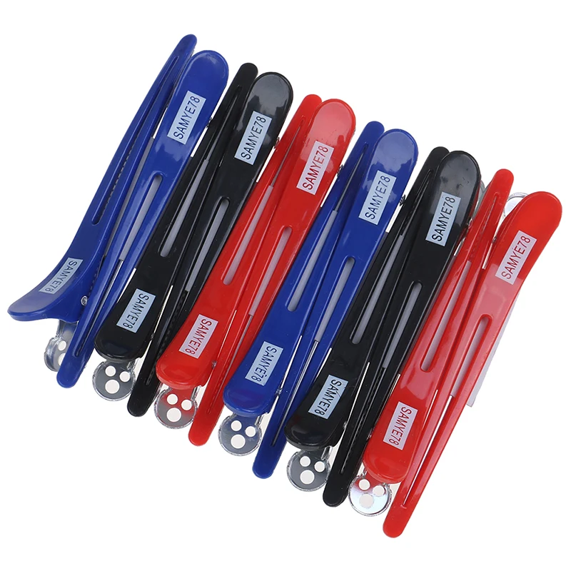 12Pcs/Set Salon Alligator Hair Clips Section Clamp Hairdressing Hair Care Styling Tools Accessory