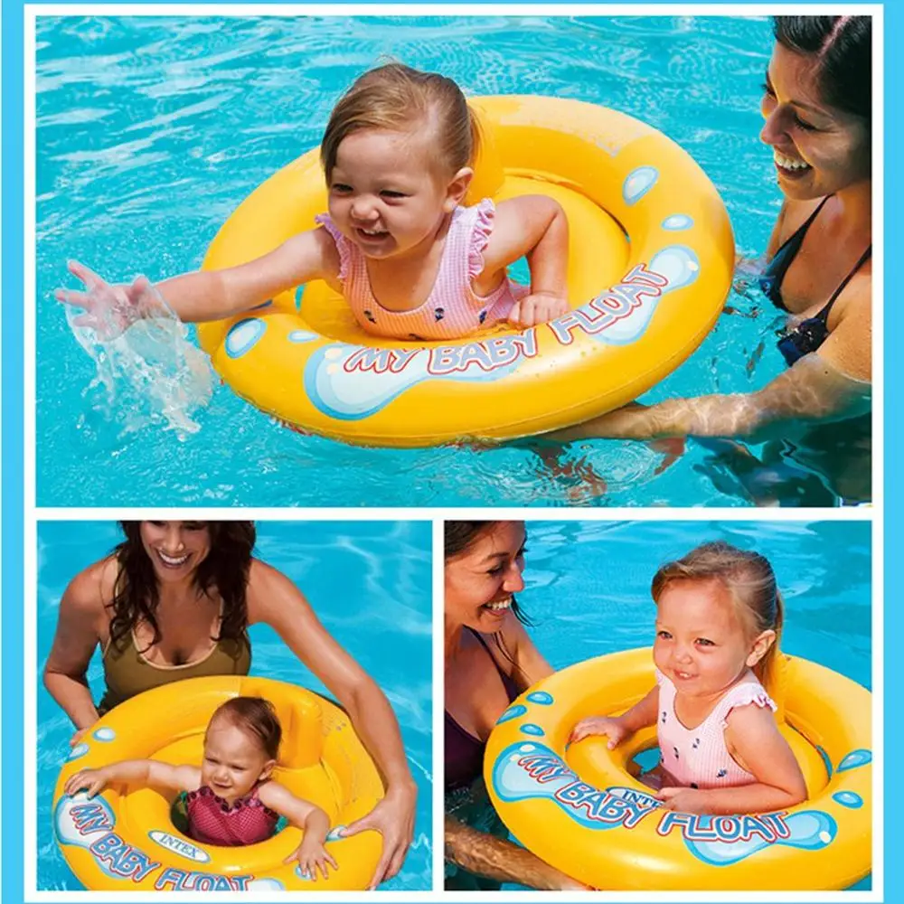 Intex Baby Toddler Swimming Swim Seat Ring Inflatable Pool Aid Trainer Float 