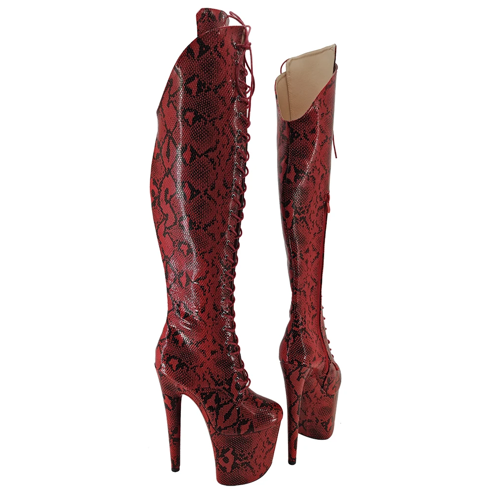 red snake shoes