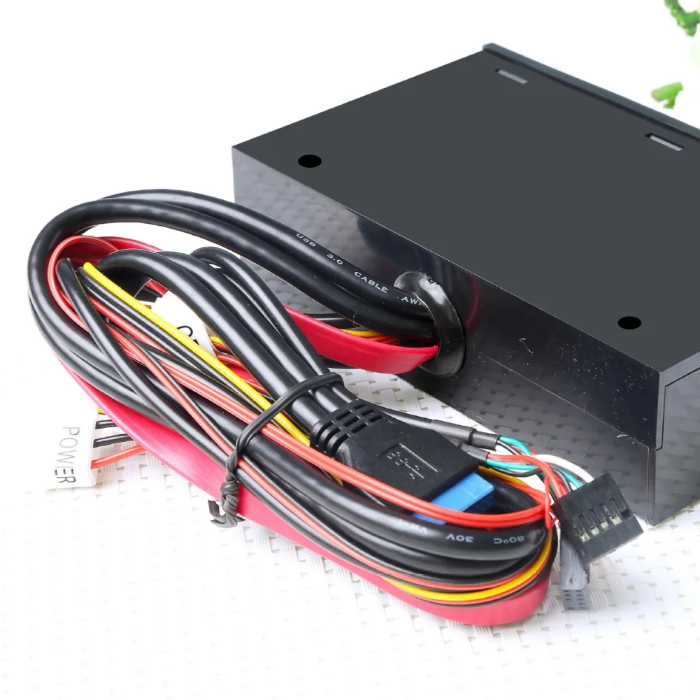 5 25 PC Front Panel Card Reader USB 3 0 Hub Media Dashboard Multi TF CF 4