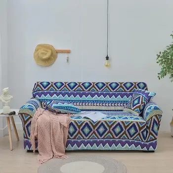 

J Bohemia style sofa cover elastic for living room