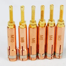 

Each 1pcs Collet Chuck M3 M4 M5 M6 M8 M10 for Capacitor Discharge CD Stud Welding Gun Welding Torch Stud Welding Machine