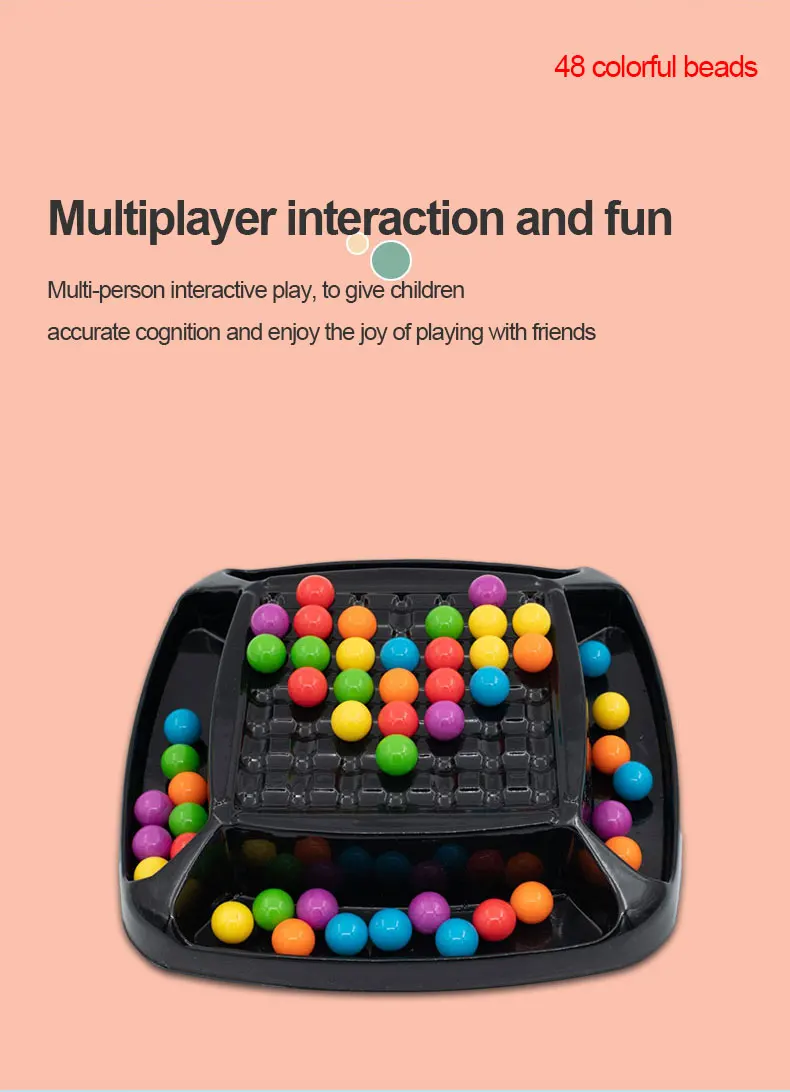 

New 2020 New Rainbow Ball Elimination Game Puzzle and Funny Chess Toy Set for Kid Adult Gift For Birthday Drop shipping Xm
