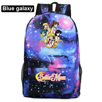 

New Printed Sailor Moon Backpacks Student School Travel laptop Bag for Teenager Anime Canvas Sailor Moon Backpack Bolsas Mochila