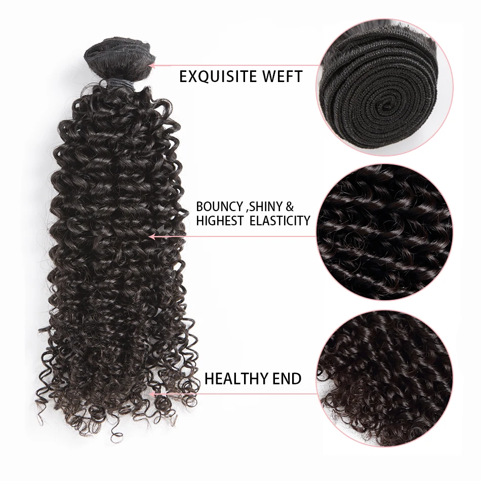 Halo Hair 28 30 дюймов кудрявые 3 4 пряди бразильские волосы Remy 100% человеческие для