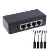 4 Port POE Injector For CCTV Surveillance IP Cameras Power Over Ethernet Adapter ► Photo 2/5