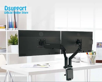 

Loctek A8D quick installation Desktop Stand 17"-32" Dual Monitor Holder Full Motion LED LCD Computer Mount Arm