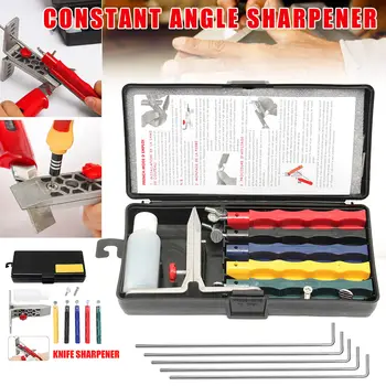 

1 Set Fix-Angle Sharpener Kitchen Sharpening System Tools Durable for Chef Home TB Sale