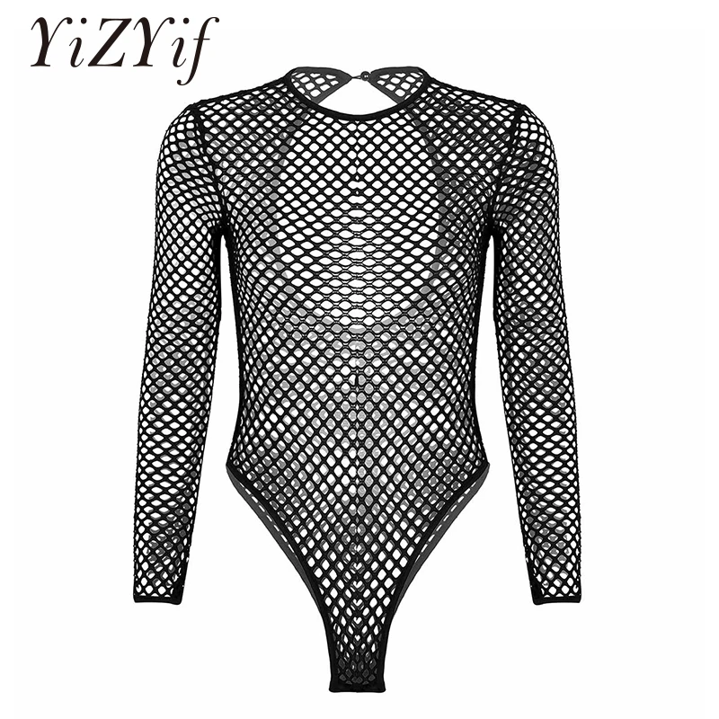 Women One Piece bodysuits lingerie See Through Sheer Lingerie