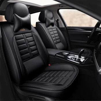

High end Eco-leather auto seats covers PU Leather Car Seat Covers for lada pickuptrucktotal datsun mido ondo