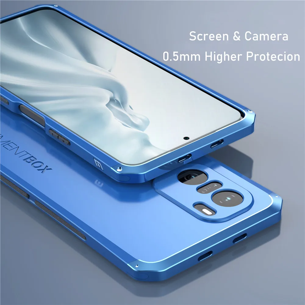 360 Full Protection Metal Armor Cover For Xiaomi POCO F3 Case Shockproof Aluminum Hard PC Funda Poco X3 GT M3 M4 Pro 5G | Мобильные