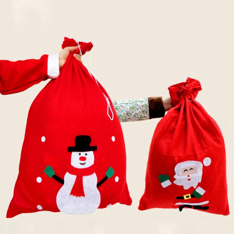 

Candy Gift Bag Christmas Bag Cartoon Pattern Funny Bag Houehold Decoration Christmas Decoration Storage Bag