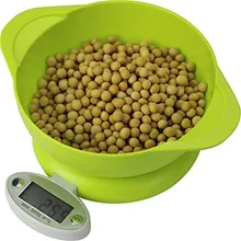 5 кг/1 г электронные кухонные весы с ЖК-дисплеем, электронные кухонные весы для еды, диеты, Почтовые весы, весовой инструмент с подносом зеленого цвета