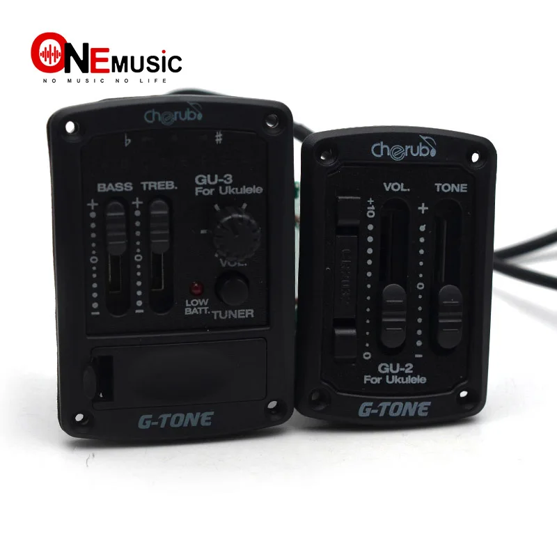 Cherub GU 3 акустическая укулеле система Preamp 2Band EQ для с хроматическим тюнером|Детали