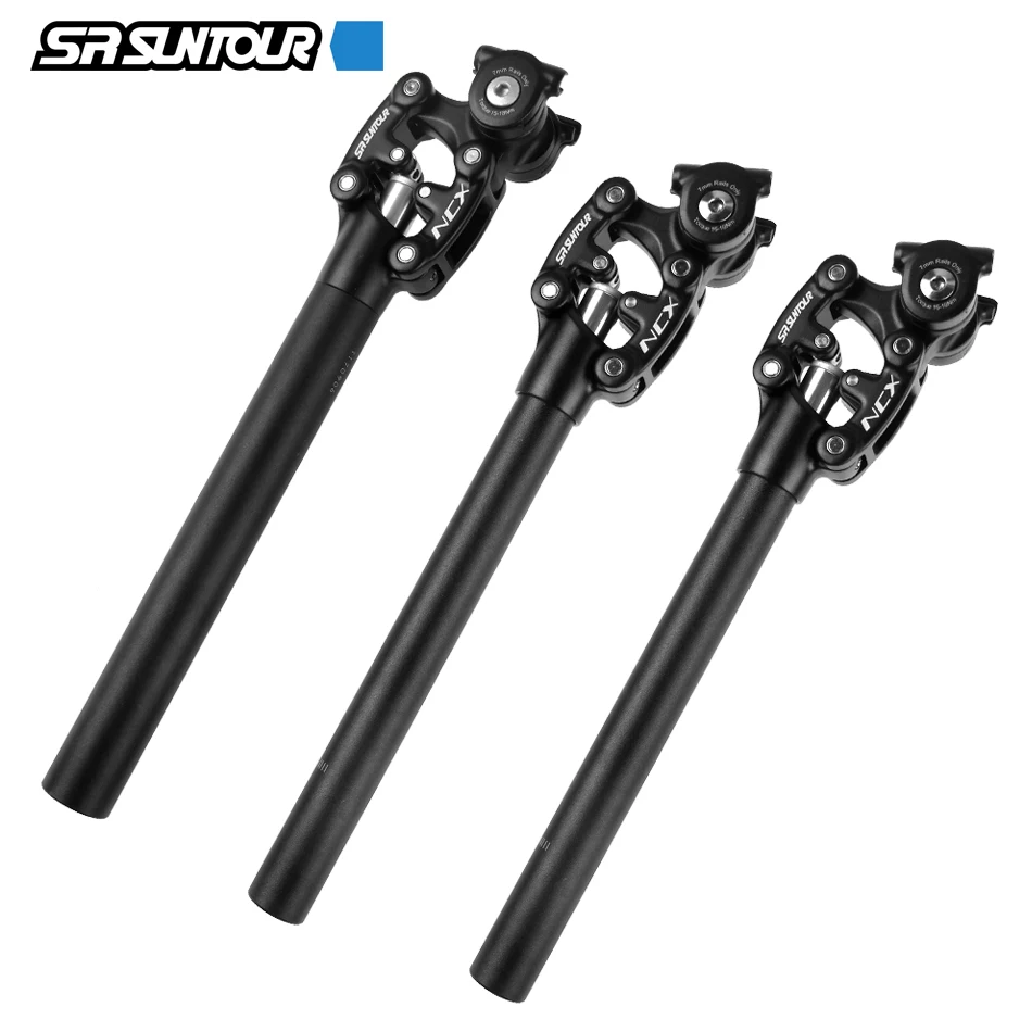 

SR Suntour NCX Bicycle Damping Suspension Seat Post Mountain Bike 50mm Travel 27.2/28.6/30.0/30.4/30.9/31.6/33.9*350mm Seat Tube