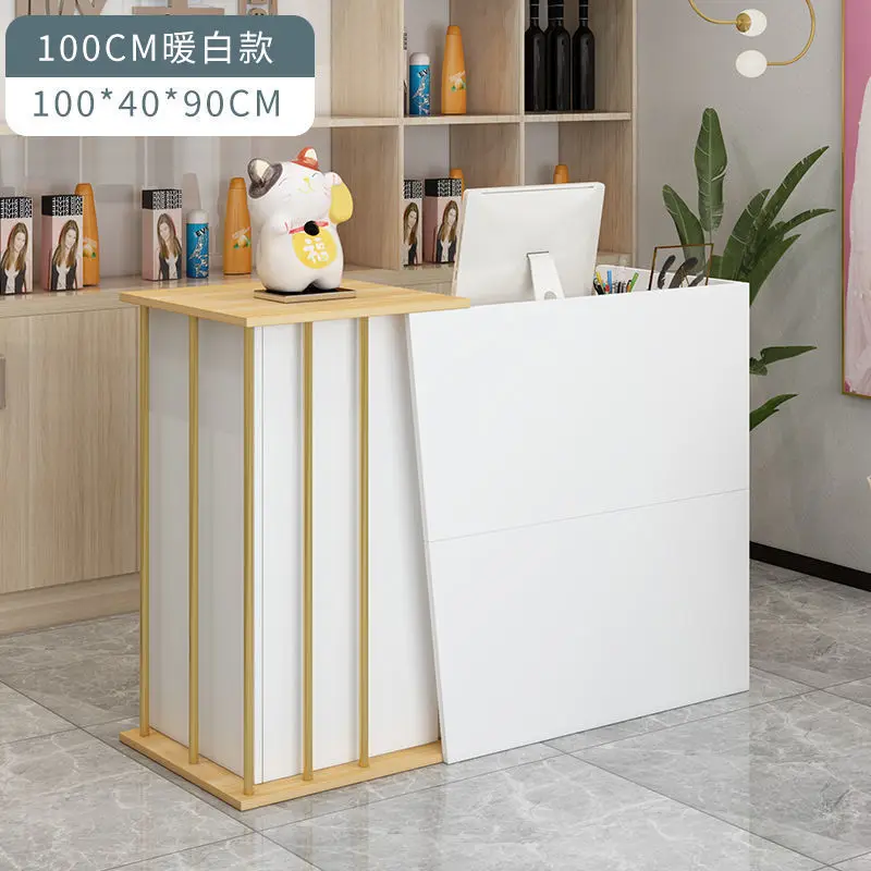 Reception Desks for Beauty Salon Reception Desk Store's Counter Cashier Counter Bar Furniture Mostradores Para Recepcion 