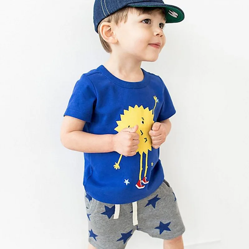 Комплекты одежды из 2 предметов для маленьких детей 2-6 лет летний комплект с