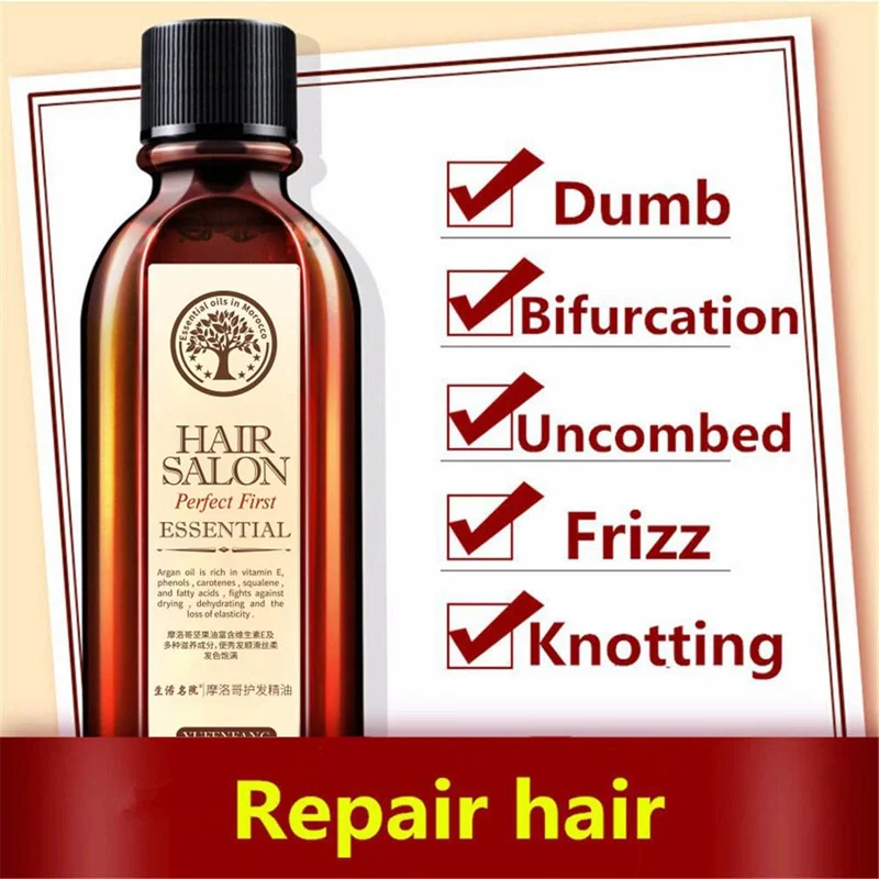 Repair Damaged Hair Leave-In Conditioner Natural Essential Oil Moisturizing Anti-Drying Hair Care