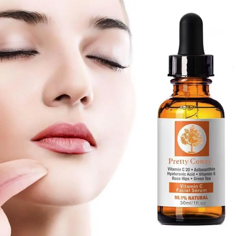 

Vitamin C Face Serum Primer Makeup Base Serum Moistening Essence Whitening Green Tea Remove Acne Anti Wrinkle Blemish Facial