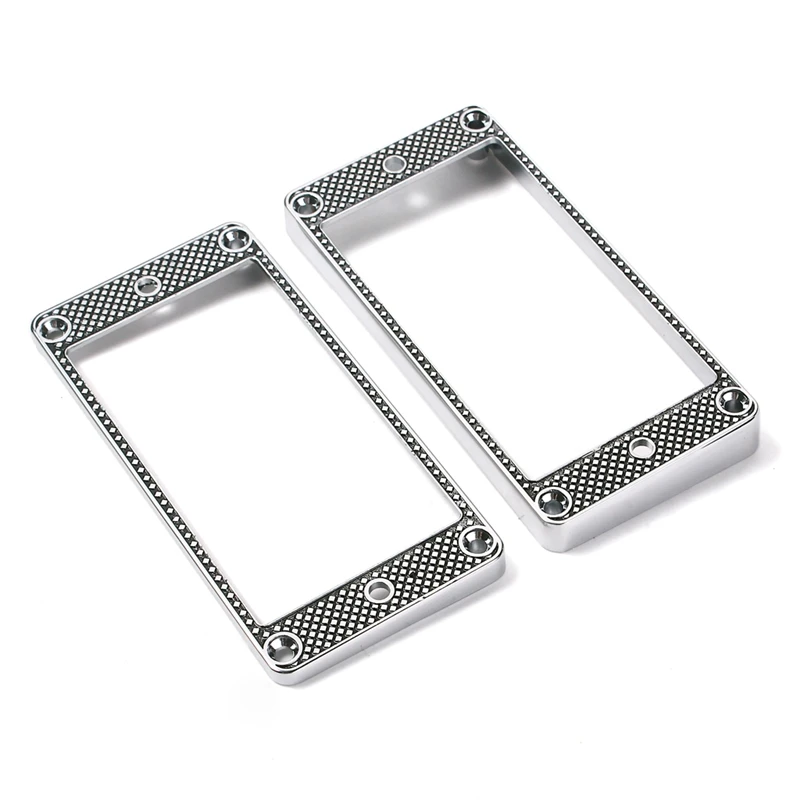 2 шт. Humbucker Пикап Кольцо Металлическая изогнутая Нижняя рамка для LP PRS гитарные