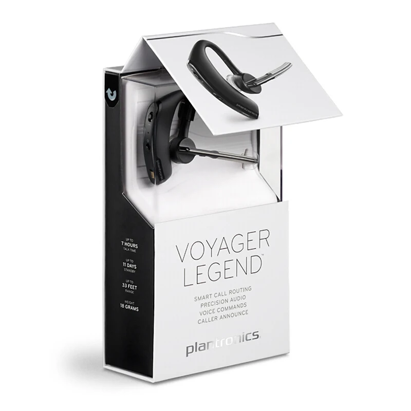 Original Plantronics Voyager Legend Wireless Bluetooth Headsets Fashion Business Earphone Intelligent Voice Control for Xiaomi
