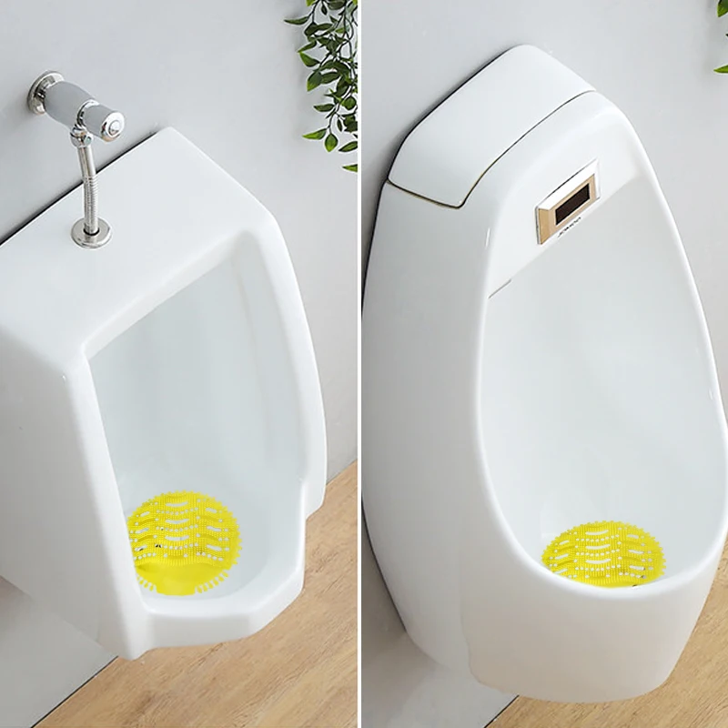 5x Anti Splash Urinal Screen Deodoriser Scented Mat Toilet Pad Apple