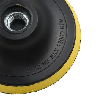 

10Pc 4 Sanding Disc Sandpaper Hook Loop 1000 Grit +Backer Pad +Drill Adapter