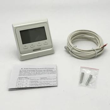 

Heating Electric Digital Thermostat Meter Sensor Controller Screw Wall Mounted