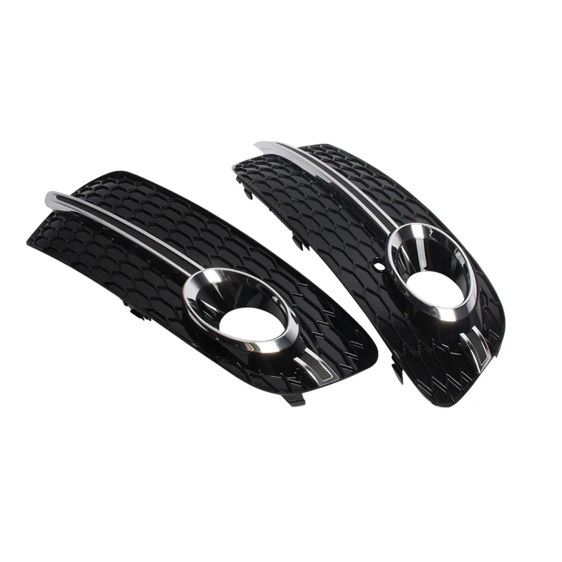 

Left Right Front Fog Light Honeycomb Grille Fit for AUDI Q5 2013-17