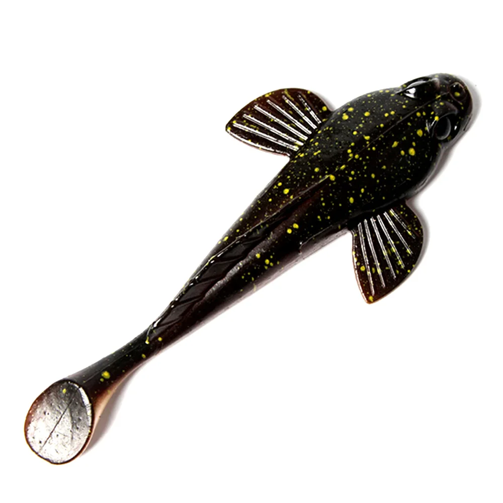 1pc Goby Fishing Lure Soft Bait Swimbaits 17g 12cm Black Jumping Dark  Sleeper Jig T Tail Bass Lure Pesca Leurre Souple Brochet - AliExpress