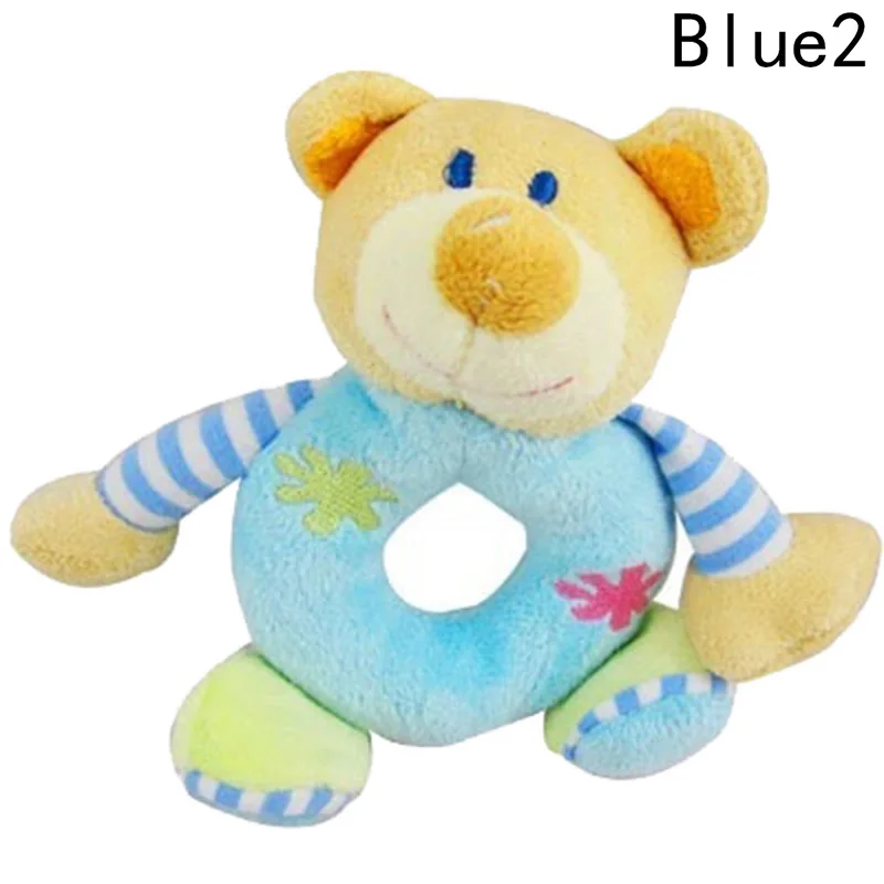 Kawaii Младенческая плюшевая кукла игрушки детские круглые руки звон мобильный погремушки милые полезные Intellige гладкая мягкая игрушка в виде животного - Цвет: BL2